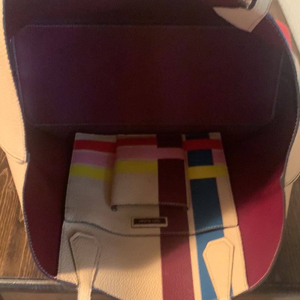 TORY BURCH color stripe tote - rare! Great condition! - Picture 9 of 16